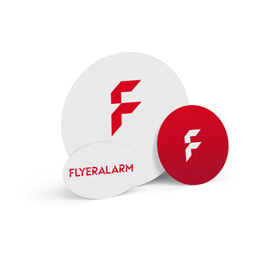 Flyer rund/oval im Wunschformat