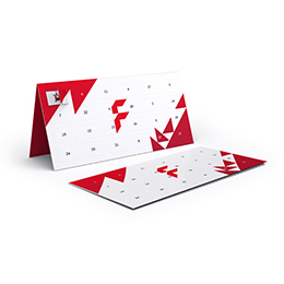 Adventskalender-Grußkarte 4-Seiter